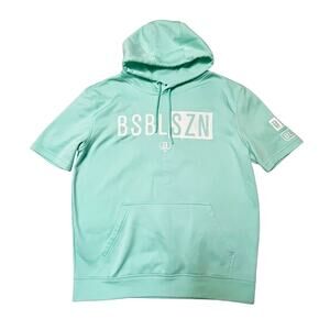 Baseball Lifestyle 101 Short Sleeve Hoodie Size Adult S
